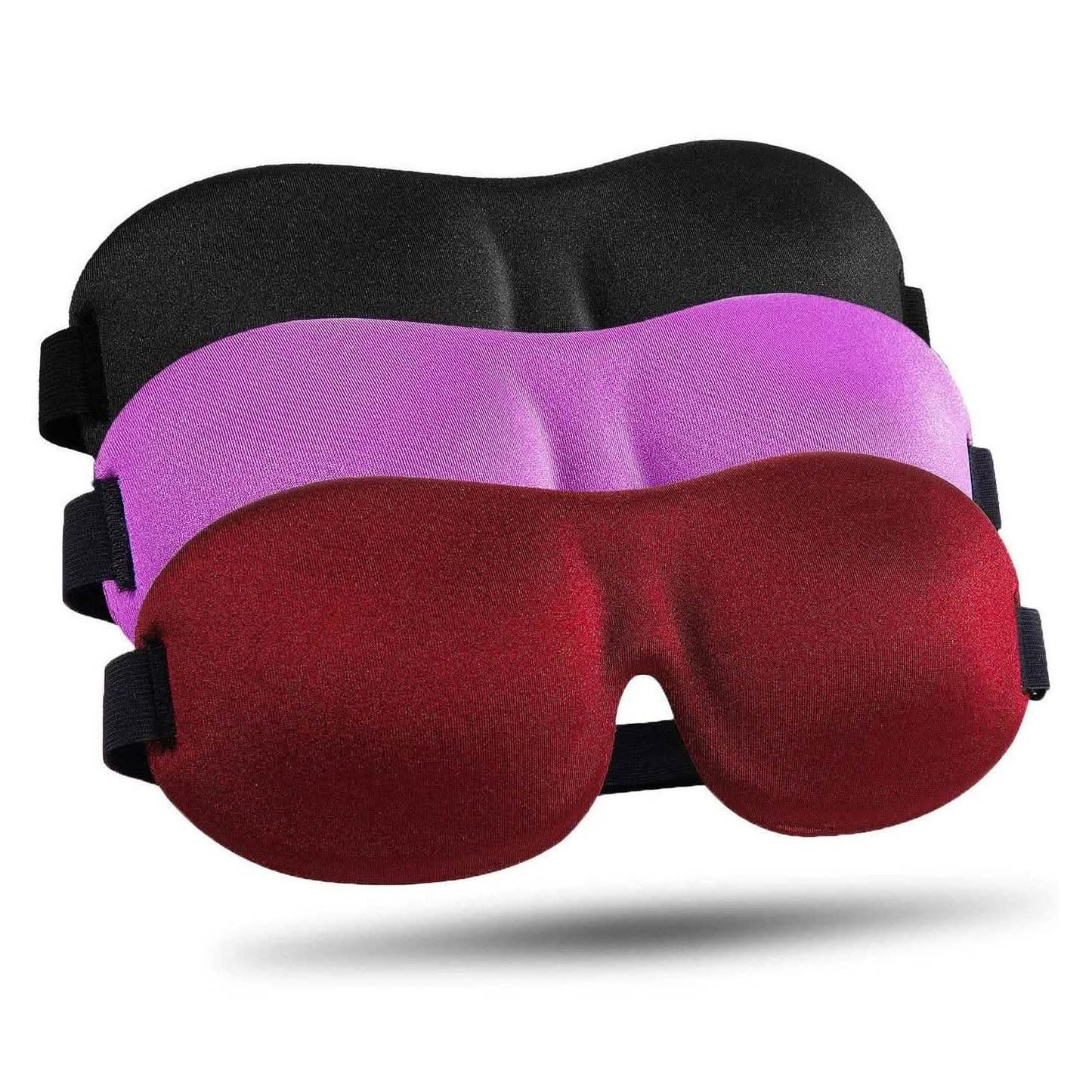 3-Pack: Blackout Eye Mask with Adjustable Strap DailySale