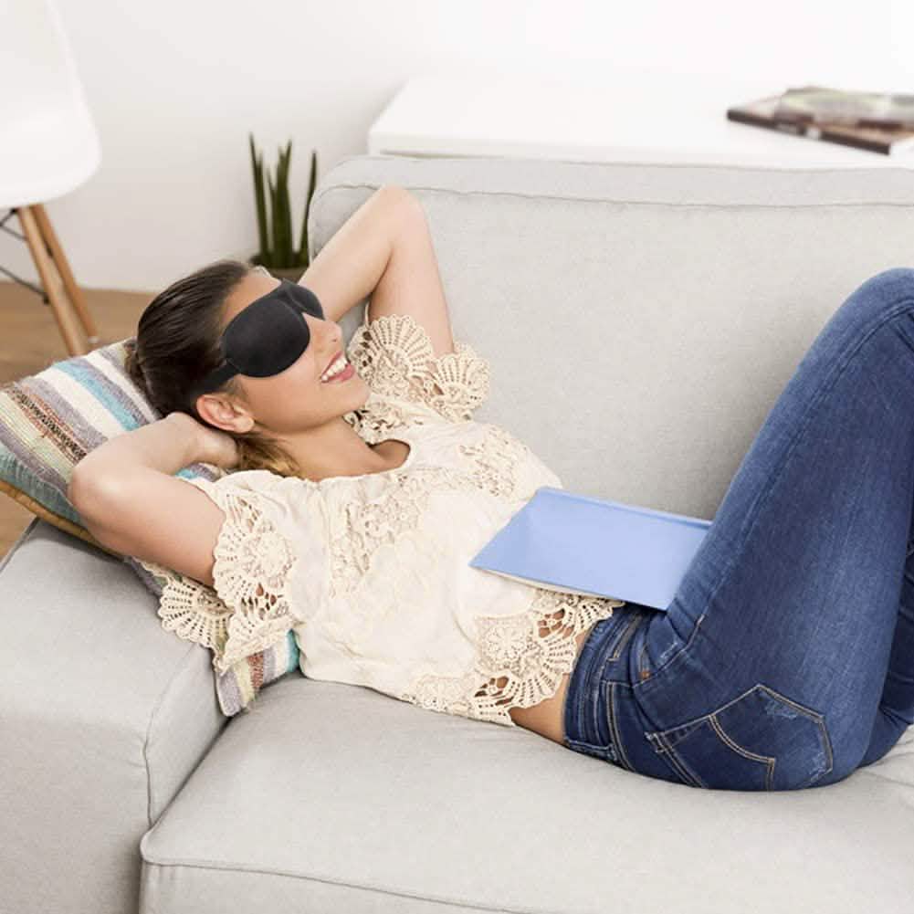 3-Pack: Blackout Eye Mask with Adjustable Strap DailySale