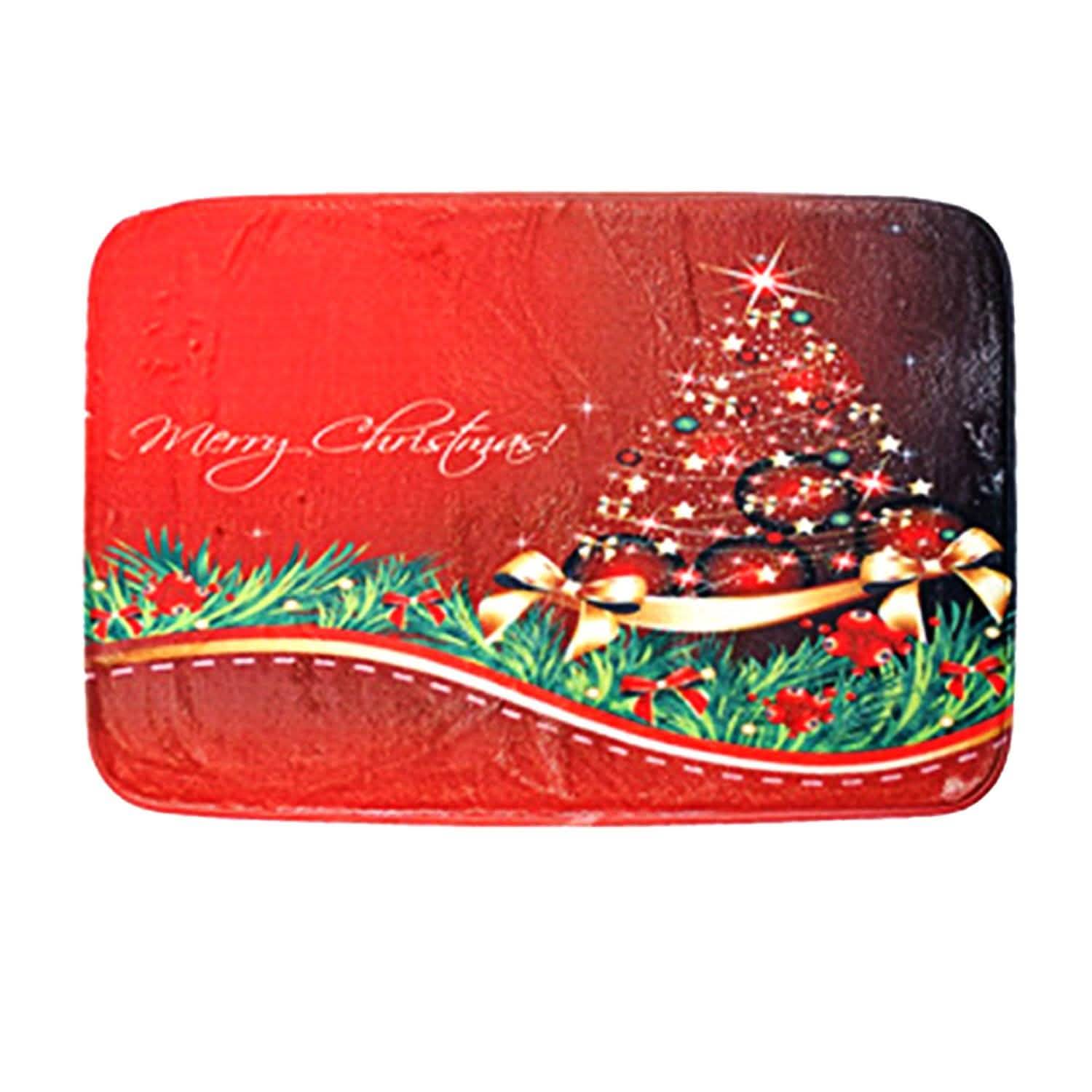 3-Pack: Christmas Bathroom Rugs Set DailySale
