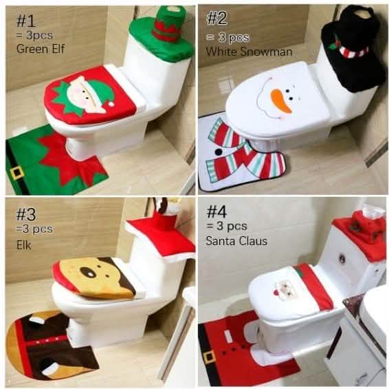 3-Pack: Christmas Fancy Christmas Home Bathroom Decor Set DailySale