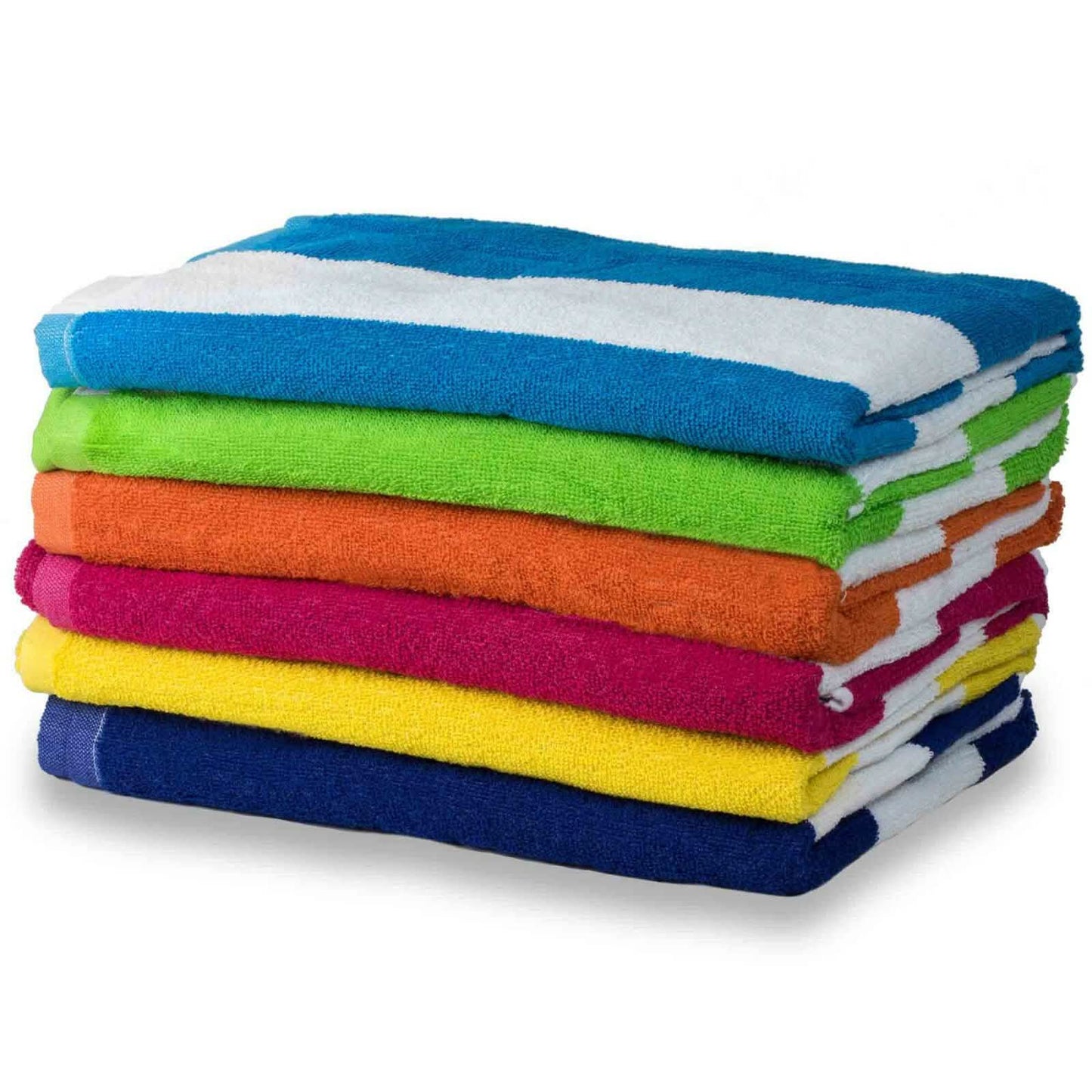 3-Pack: Cotton Cabana Stripe Beach Towel DailySale