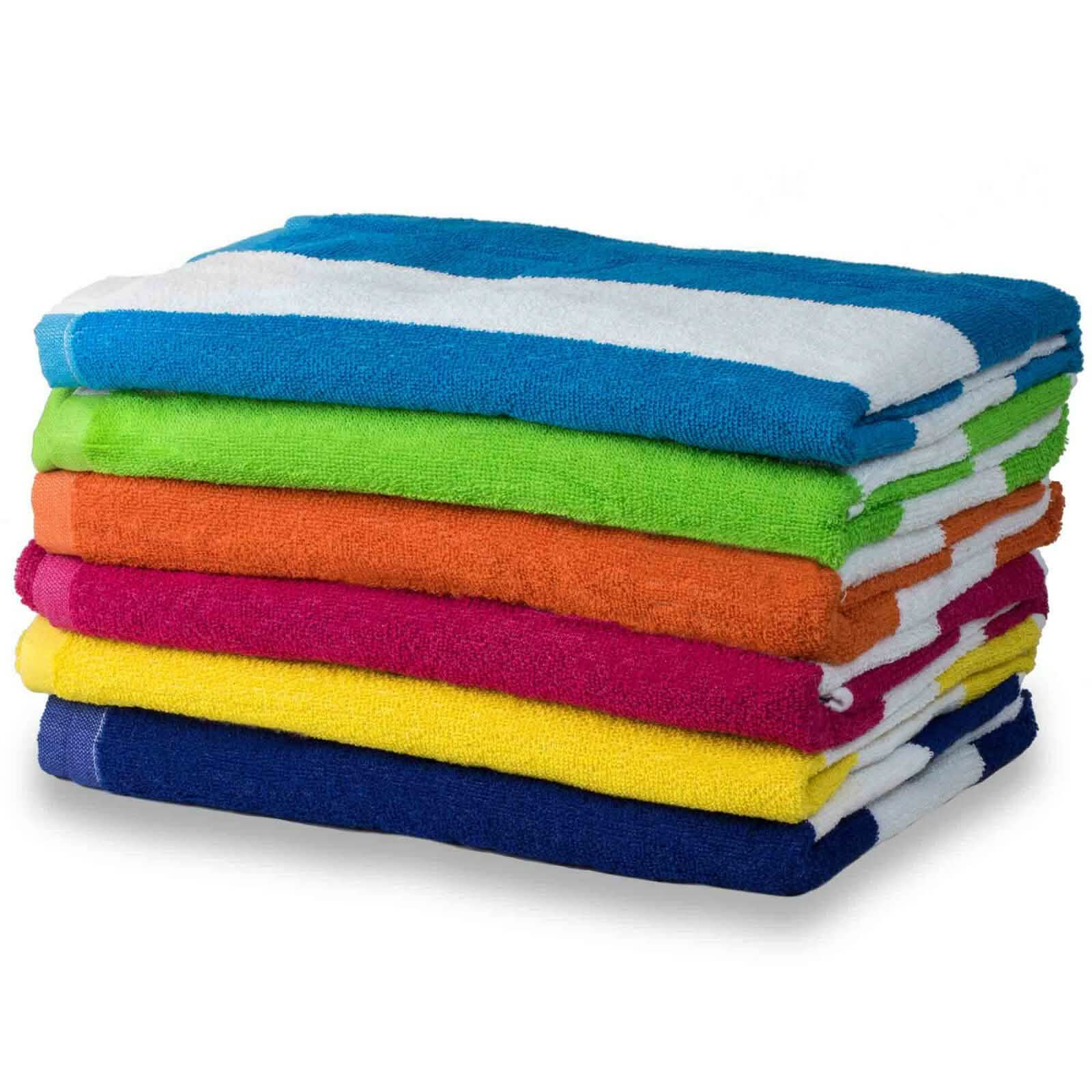 3-Pack: Cotton Cabana Stripe Beach Towel DailySale