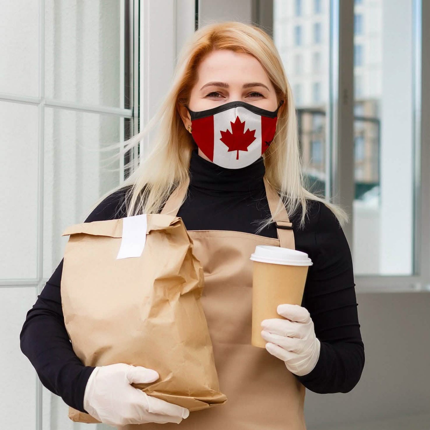 3-Pack: Double Layer Washable and Reusable Flag Masks With Adjustable Loop DailySale