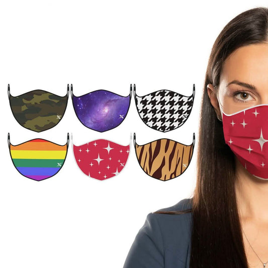 3-Pack: Double Layer Washable & Reusable Non-Medical Face Mask w/ Adjustable Loop DailySale