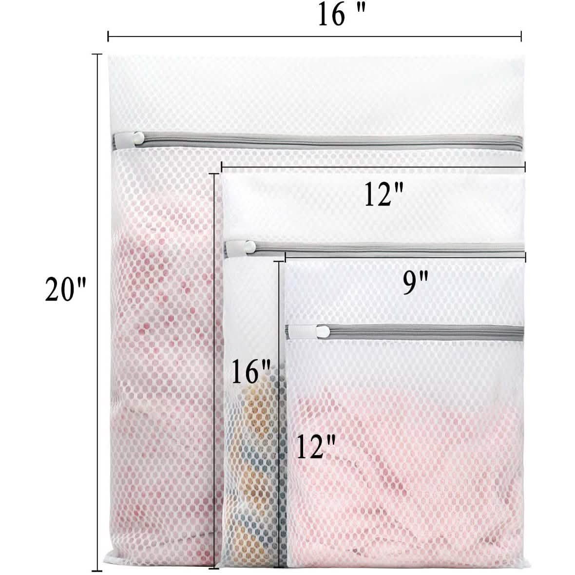 3-Pack: Durable Honeycomb Mesh Laundry Bags DailySale