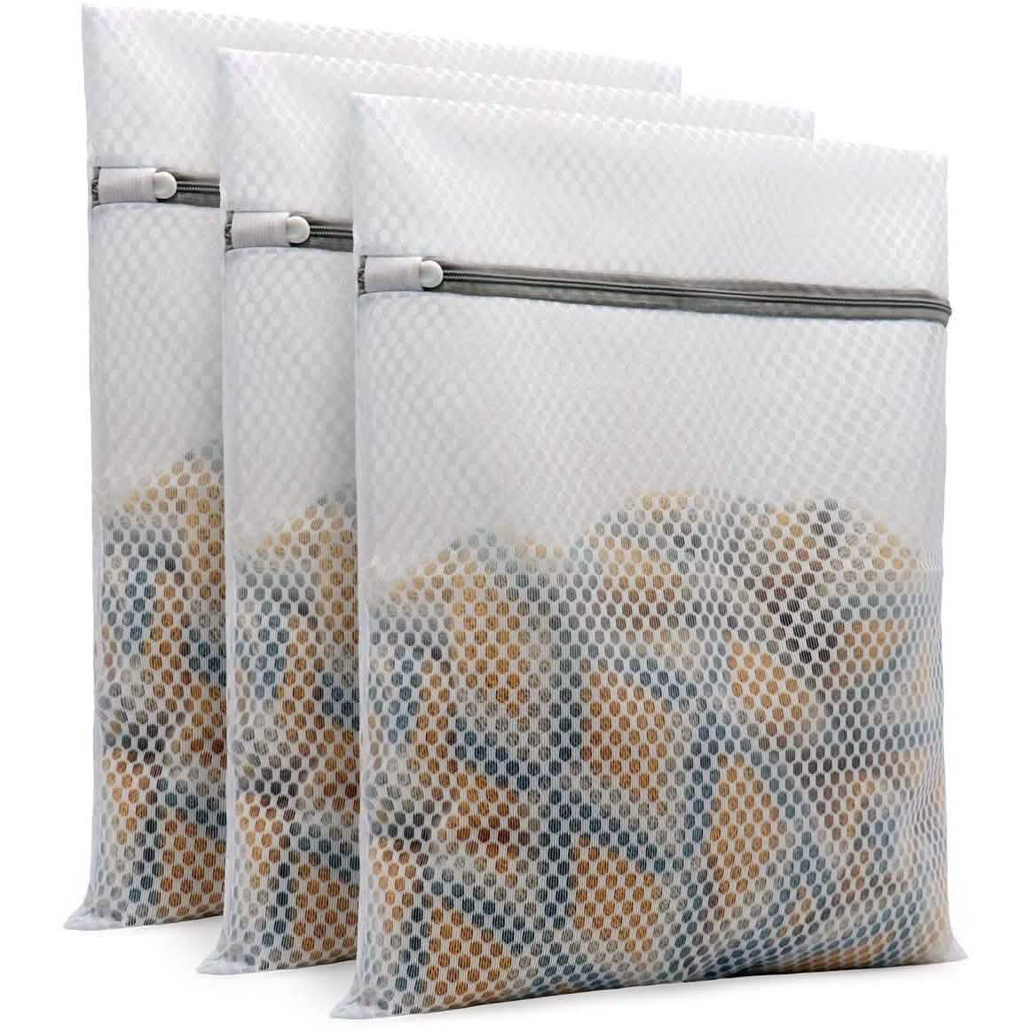 3-Pack: Durable Honeycomb Mesh Laundry Bags DailySale