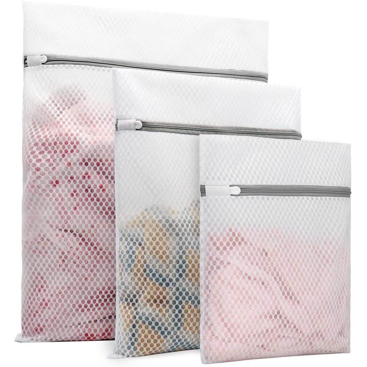 3-Pack: Durable Honeycomb Mesh Laundry Bags DailySale