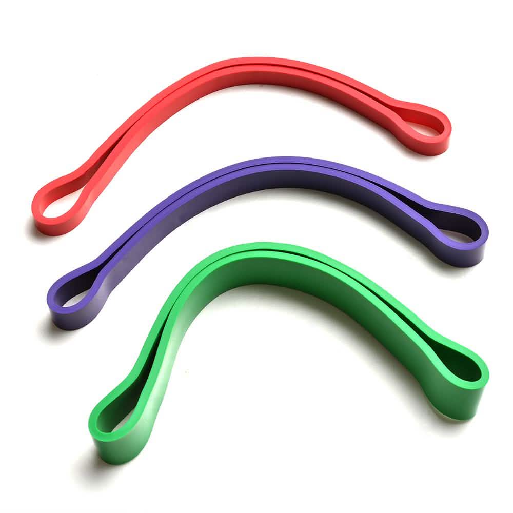 3-Pack: Exercise Resistance Loop Bands Training Belt Stretch Therapy Running Pilates DailySale