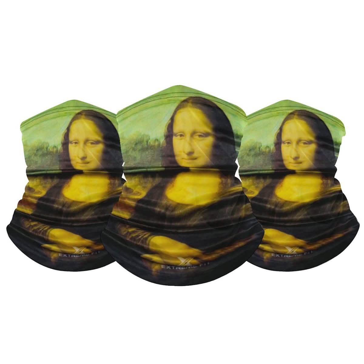 3-Pack: Famous Painting Neck Gaiter Bandana Multifunctional Scarves DailySale