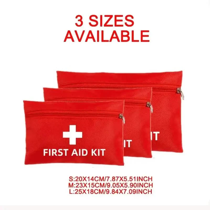 3-Pack: First Aid Kit Bags Nurse Red Medical Tools Bag DailySale