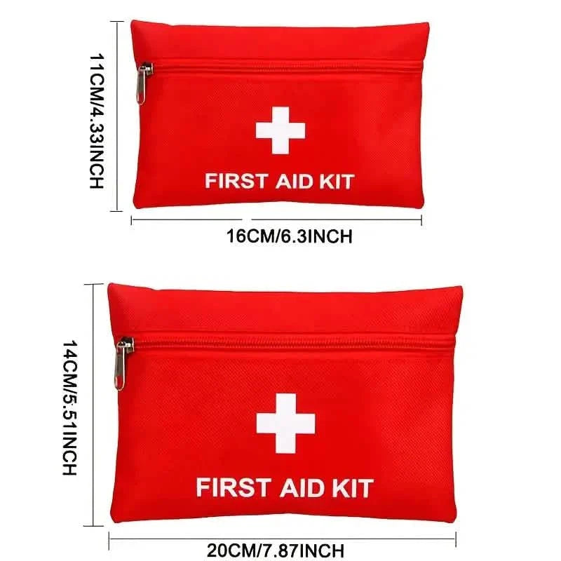 3-Pack: First Aid Kit Bags Nurse Red Medical Tools Bag DailySale