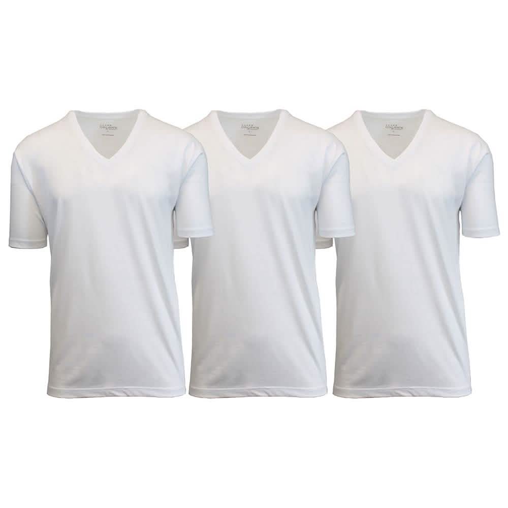 3-Pack: Galaxy By Harvic Men's Egyptian Cotton V-Neck Undershirt DailySale