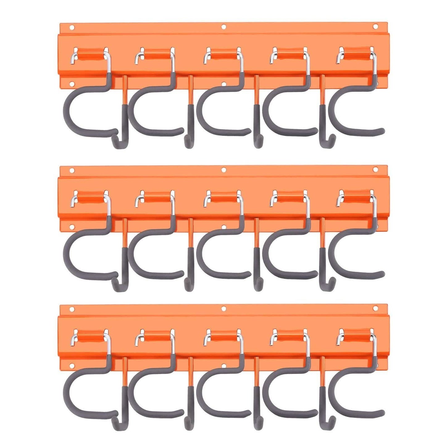 Garden Tool Organizer Wall Mounted Hanger Hooks Home Garage Set DailySale