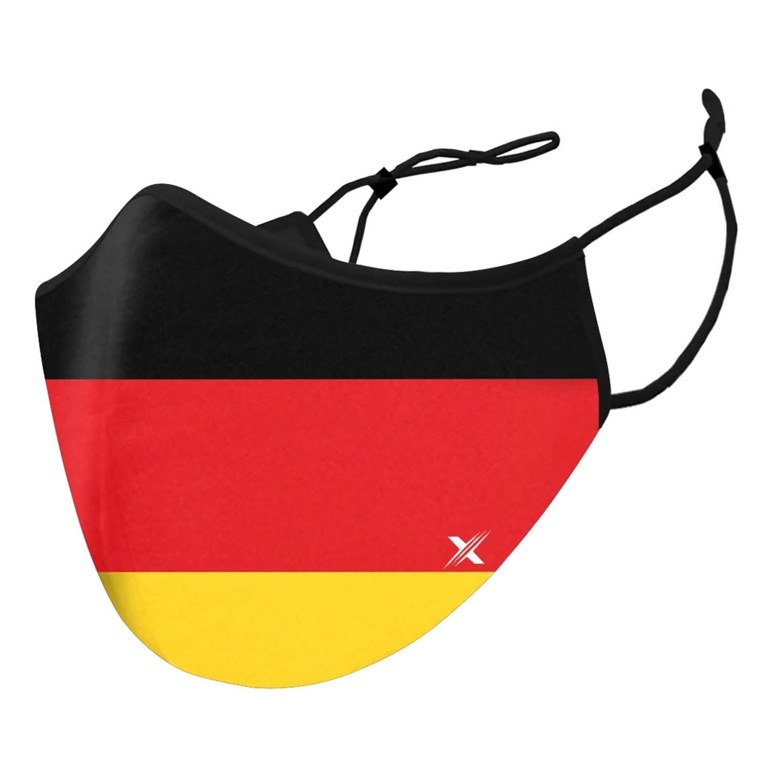 3-Pack: Germany Flag Double Layered Reusable Mask With Adjustable Loops DailySale