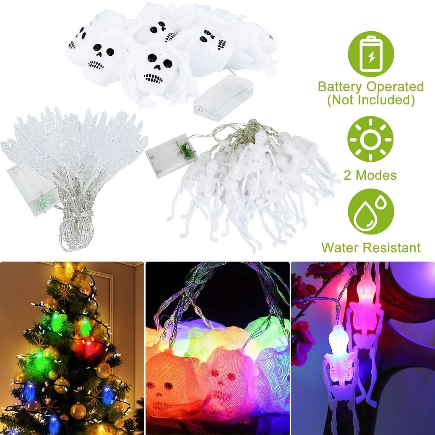 3-Pack: Halloween String Light Decorations DailySale
