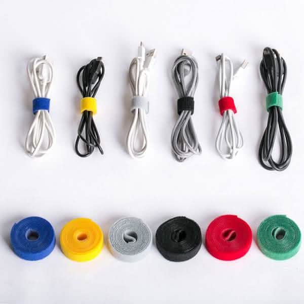3-Pack: Hook and Loop Fastening Tape for Cable Ties DailySale