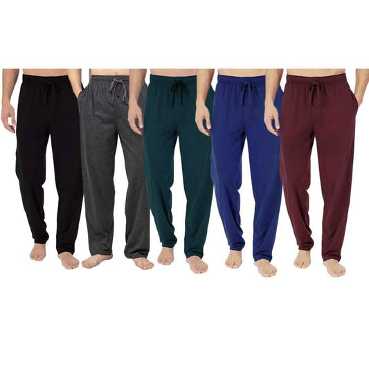 3-Pack: Men's Cotton Lounge Pants With Pockets DailySale