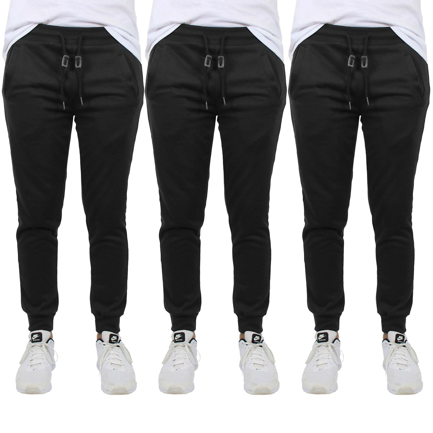 3-Pack: Men's French Terry Slim-Fit Jogger DailySale