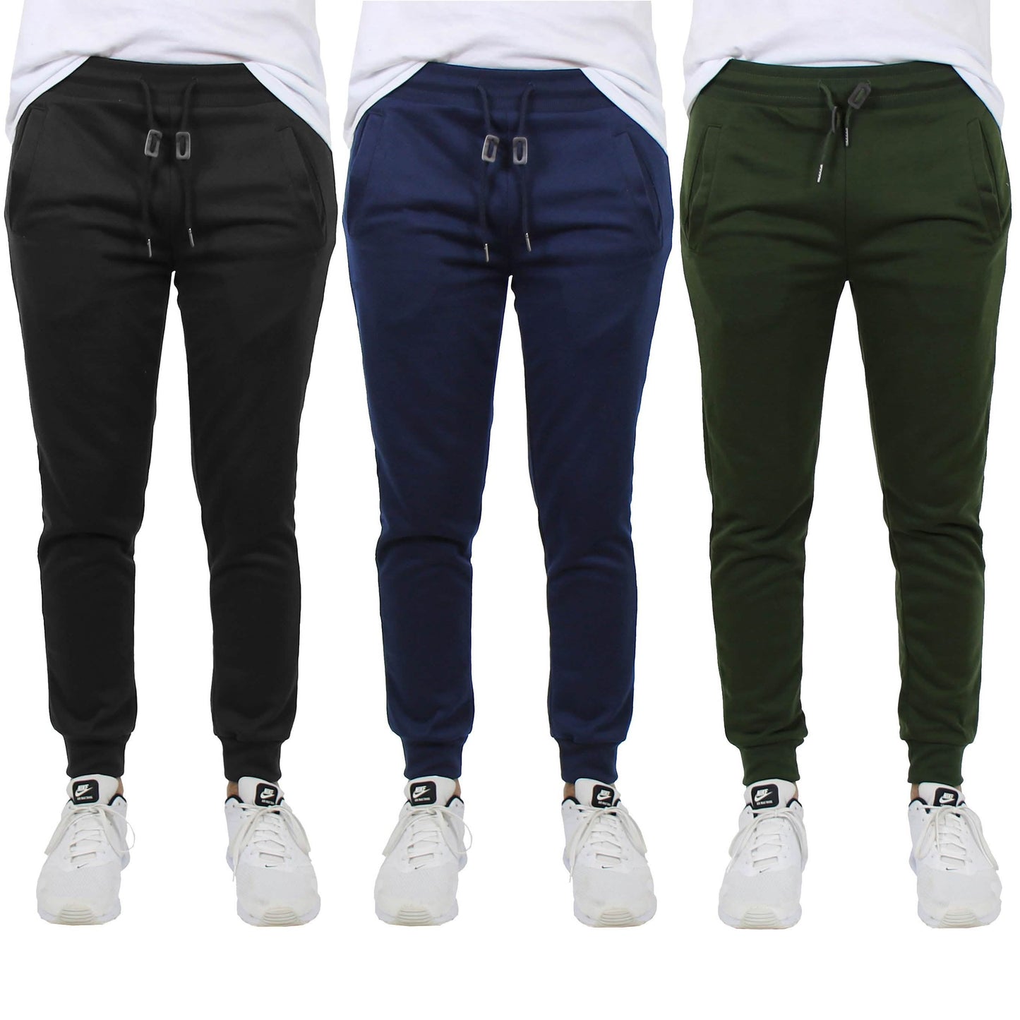 3-Pack: Men's French Terry Slim-Fit Jogger DailySale
