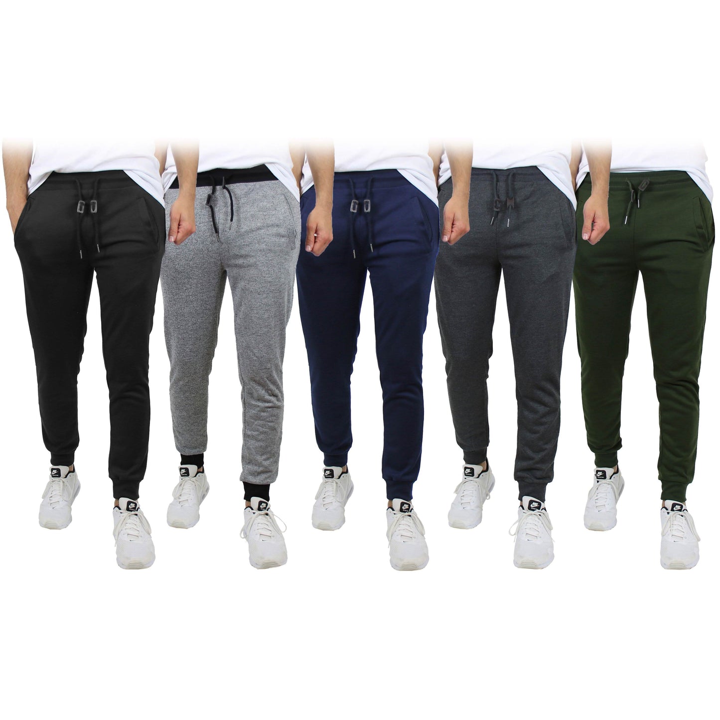 3-Pack: Men's French Terry Slim-Fit Jogger DailySale
