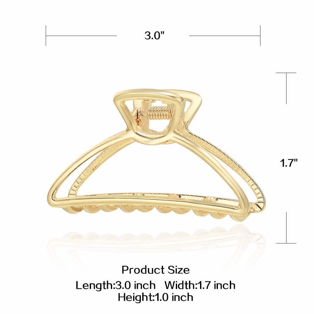 3-Pack: Metal Hair Clips DailySale