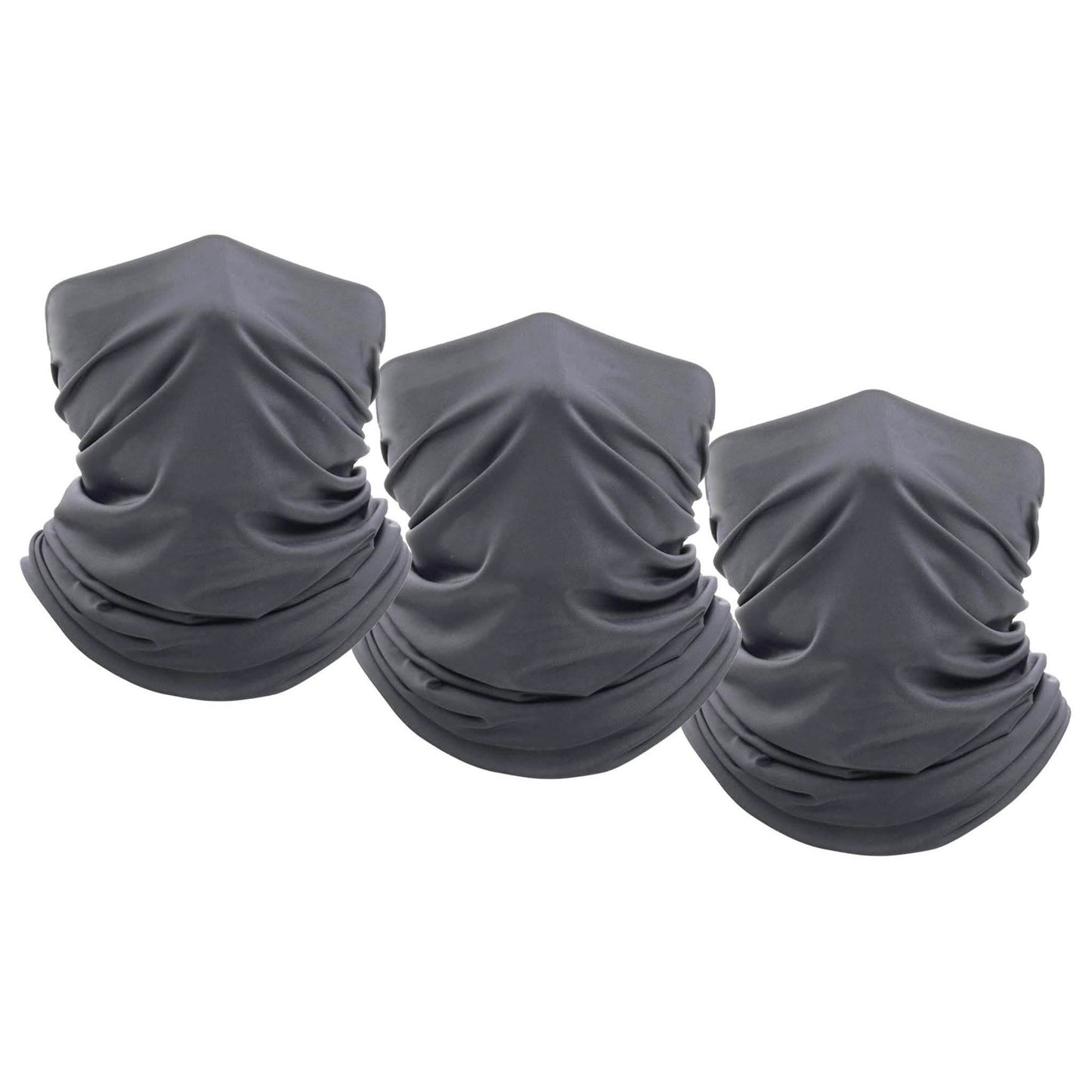 3-Pack: Moisture Wicking Breathable Stretch Gaiter Neck Face Mask DailySale