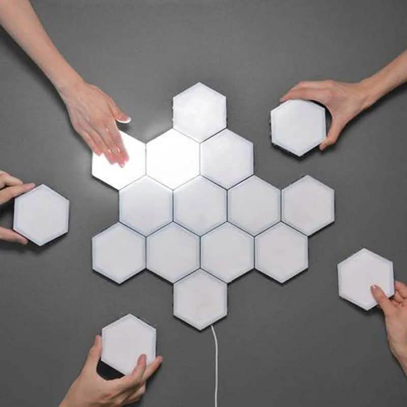 3-Pack: New Modular and Hexagonal Touch Sensitive LED Lamp DailySale