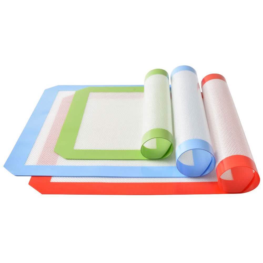 3-Pack: Non-Stick Heat Resistant Silicone Baking Mat DailySale