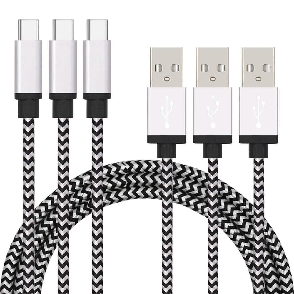 3-Pack: Nylon Braided Cables DailySale