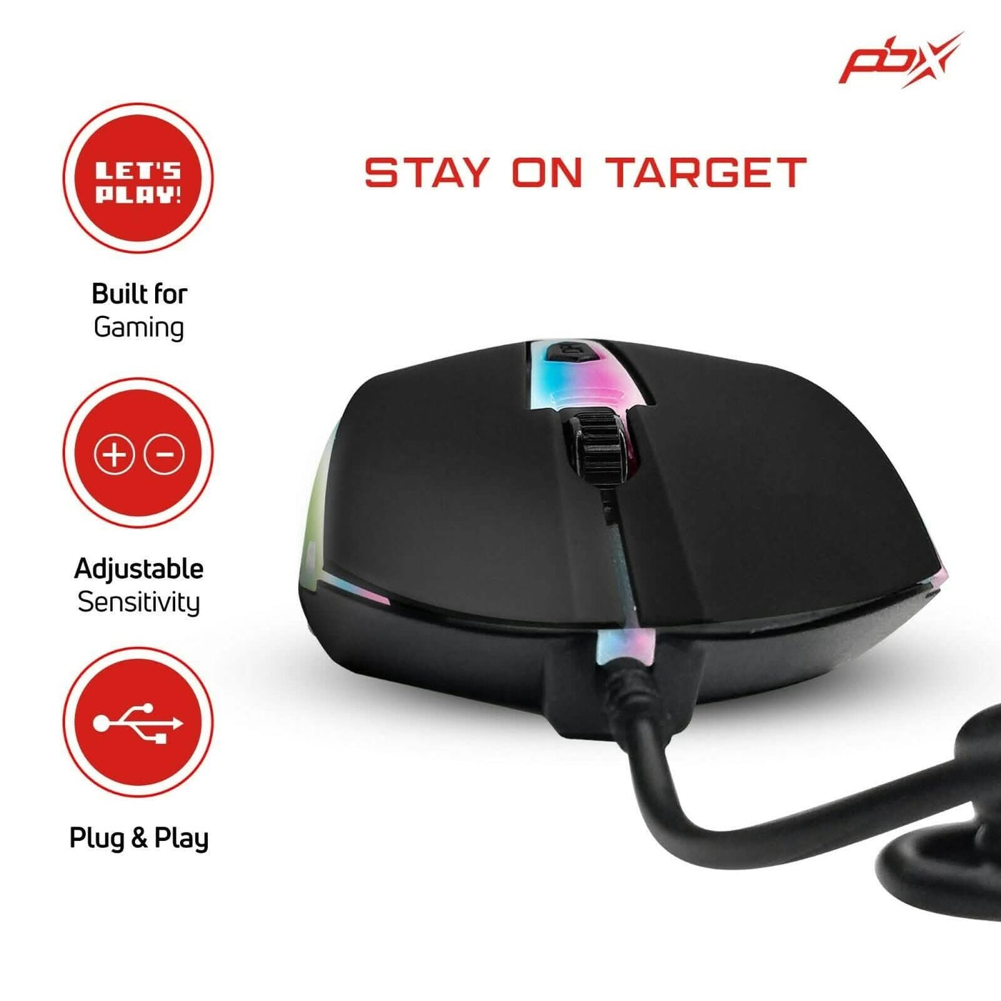 3-Pack: PBX Slayer Pro Gaming Accessories - Keyboard, Computer Mouse and Mousepad DailySale