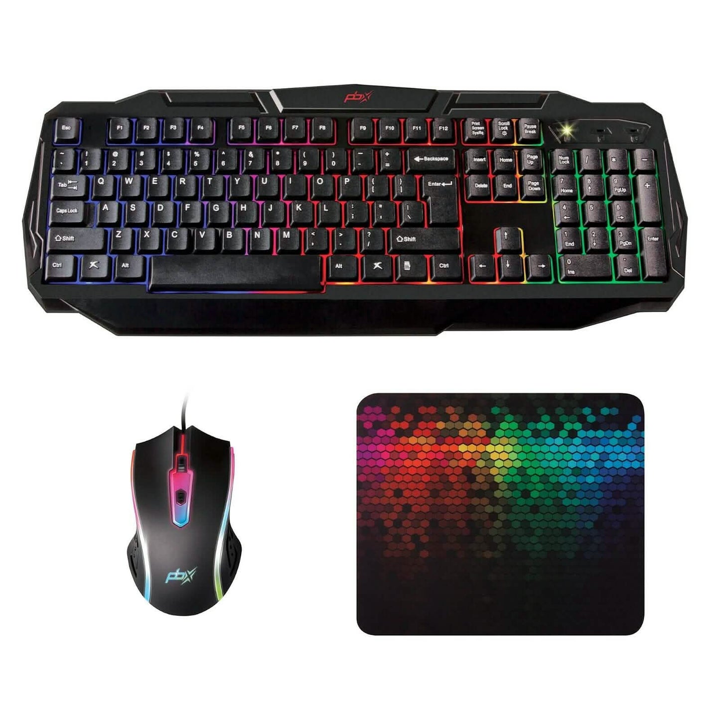 3-Pack: PBX Slayer Pro Gaming Accessories - Keyboard, Computer Mouse and Mousepad DailySale