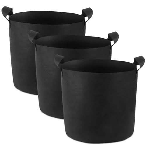 3-Pack: Planter Bags Breathable Planting Fabric Pots with Harvest Window DailySale