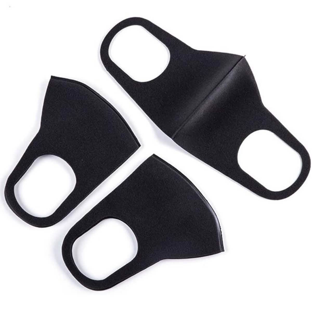 3-Pack: Reusable Black Face Mask DailySale