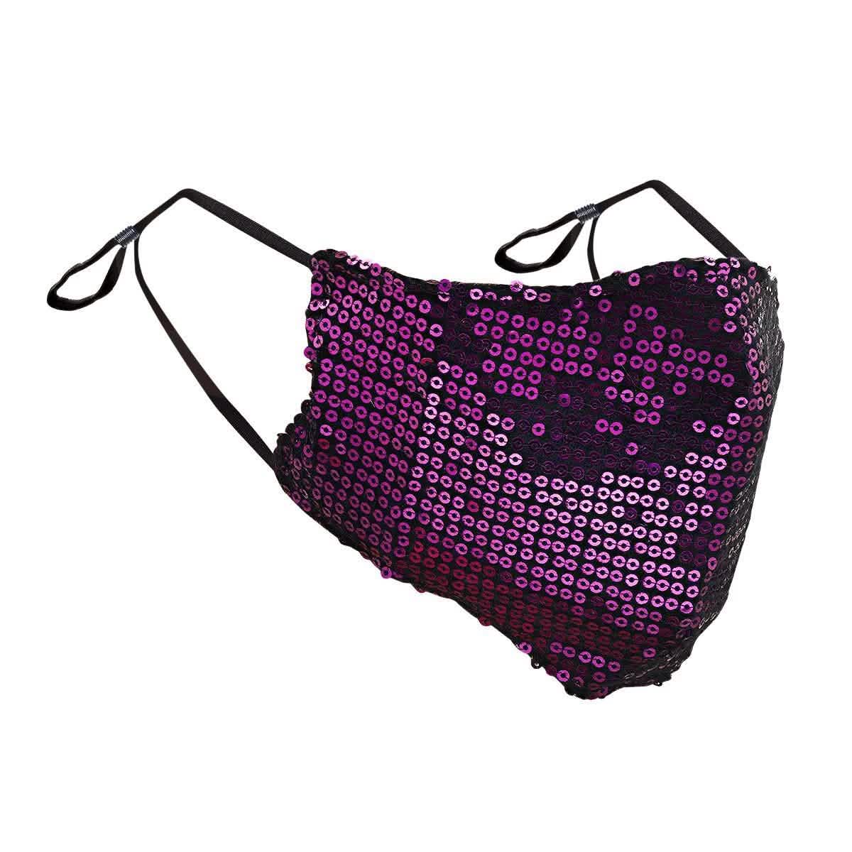 3-Pack: Reusable Washable Fitted Sequin Mask DailySale