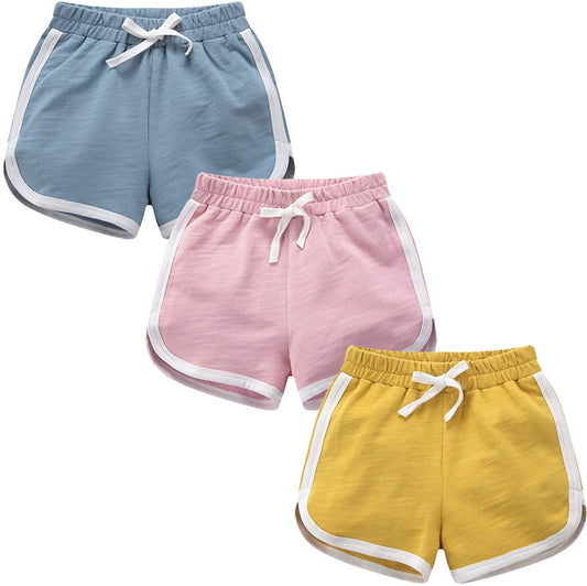 3-Pack: Running Athletic Cotton Shorts DailySale