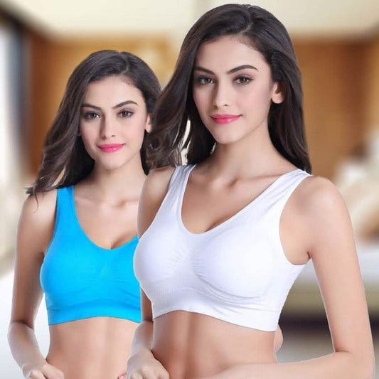 3-Pack: Seamless Miracle Bras with Removable Pads - Assorted Color Sets DailySale