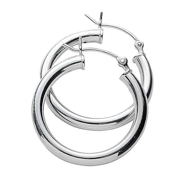 3-Pack: Sterling Silver Hoop Earrings DailySale