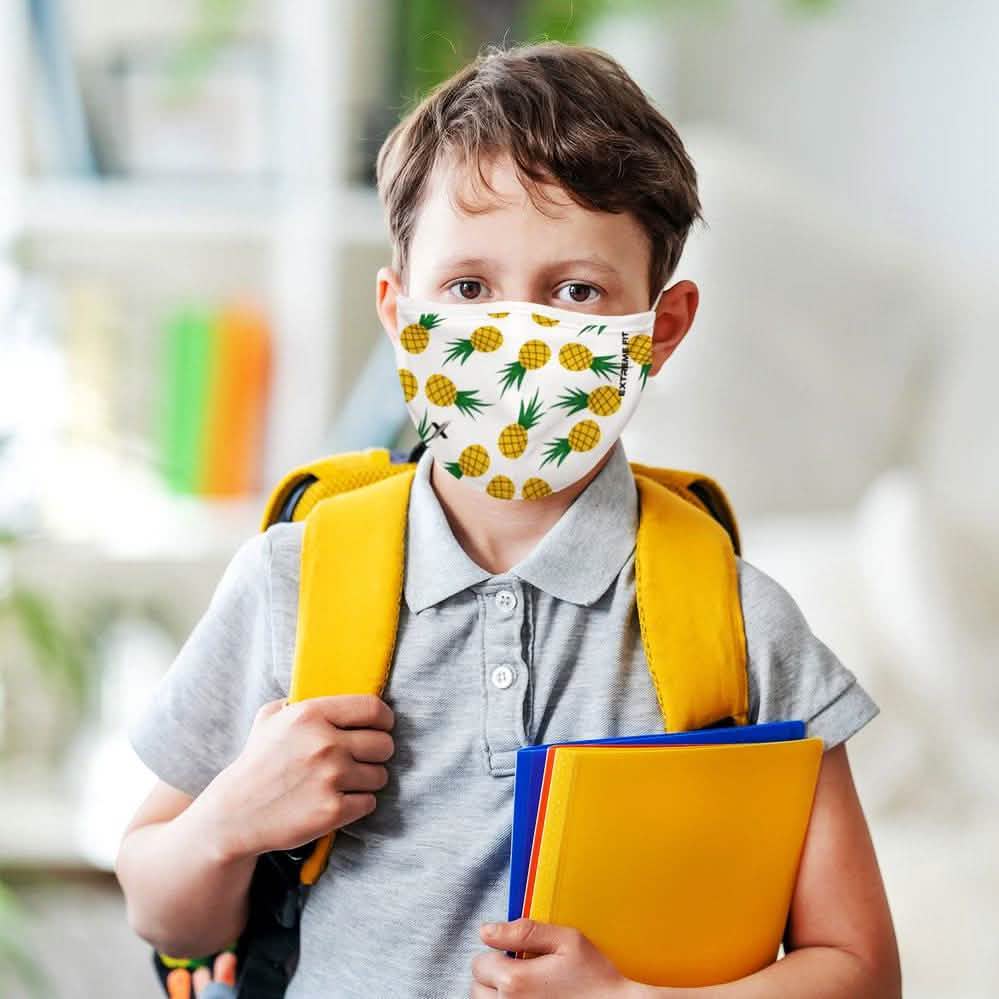 3-Pack: Two-Layer Reusable Kids Face Mask with Adjustable Earloop DailySale