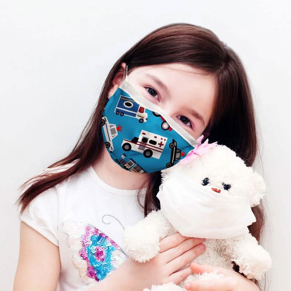 3-Pack: Two-Layer Reusable Kids Face Mask with Adjustable Earloop DailySale