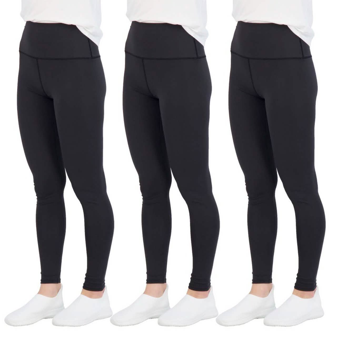 3-Pack: Women's Active Athletic Performance Leggings DailySale