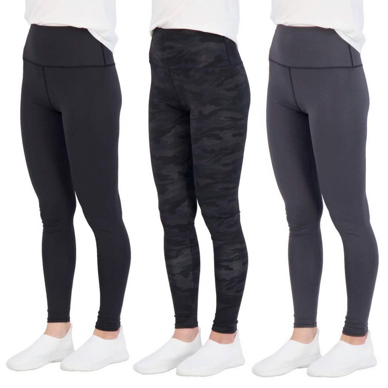 3-Pack: Women's Active Athletic Performance Leggings DailySale