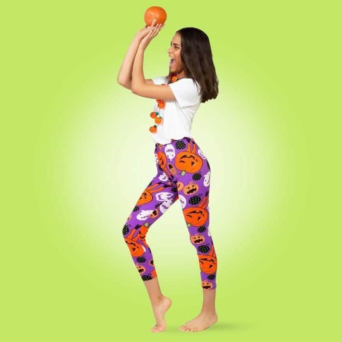 3-Pack: Women's Halloween Special Premium Wicked Cool Leggings DailySale