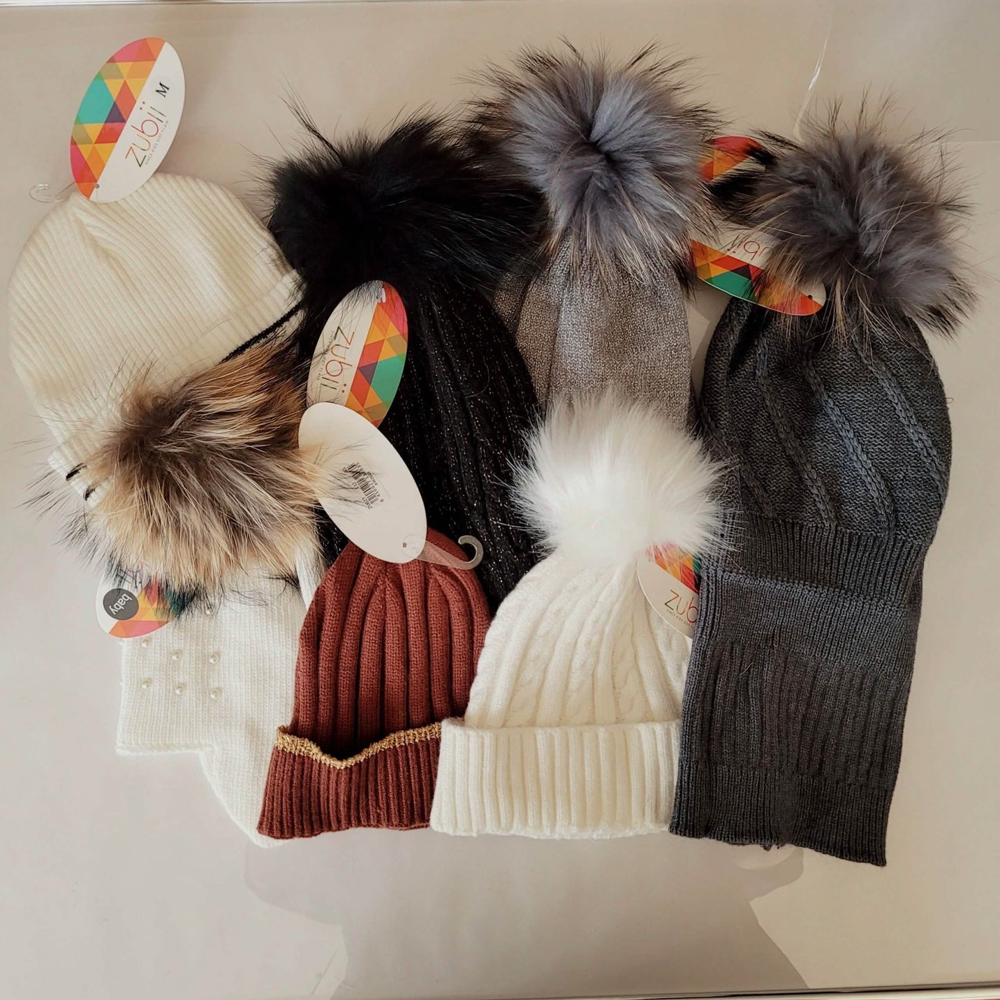 3-Pack: Zubii Kids Winter Stretch Knit Beanie Hats DailySale