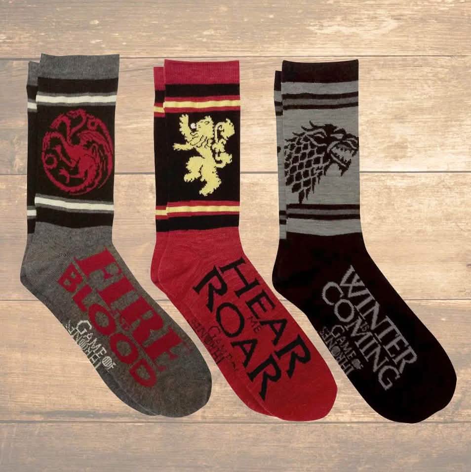 3-Pair: Game of Thrones Houses Box and Targaryen Box DailySale