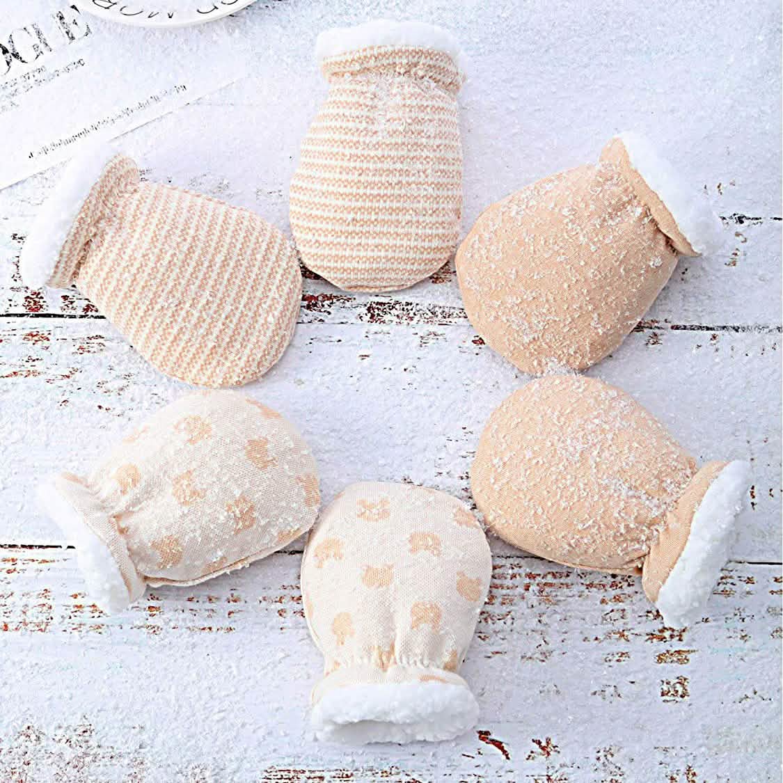 3-Pairs: Newborn Mitten Gloves DailySale