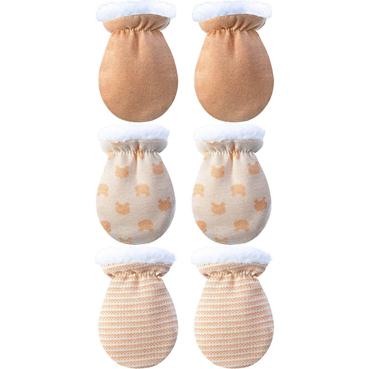 3-Pairs: Newborn Mitten Gloves DailySale