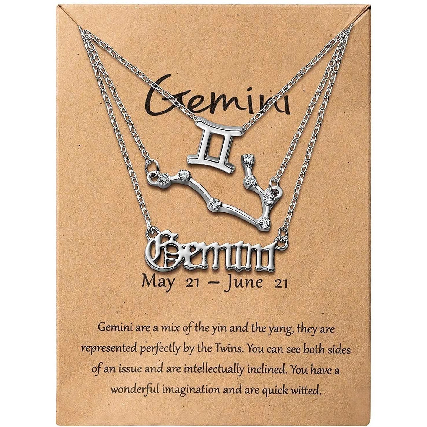 3-Piece: Constellation Zodiac Layer Necklaces DailySale