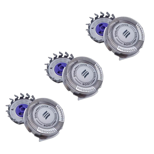 3-Piece: HQ8 Dual Precision Replacement Heads for Philips Norelco Shavers DailySale