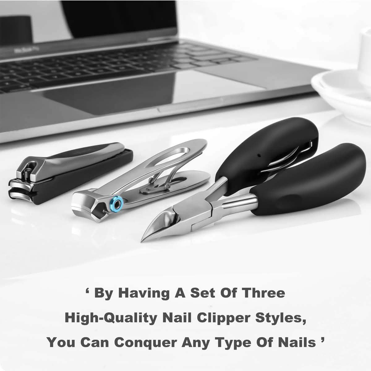 3-Piece: Large Nail Clippers Set DailySale