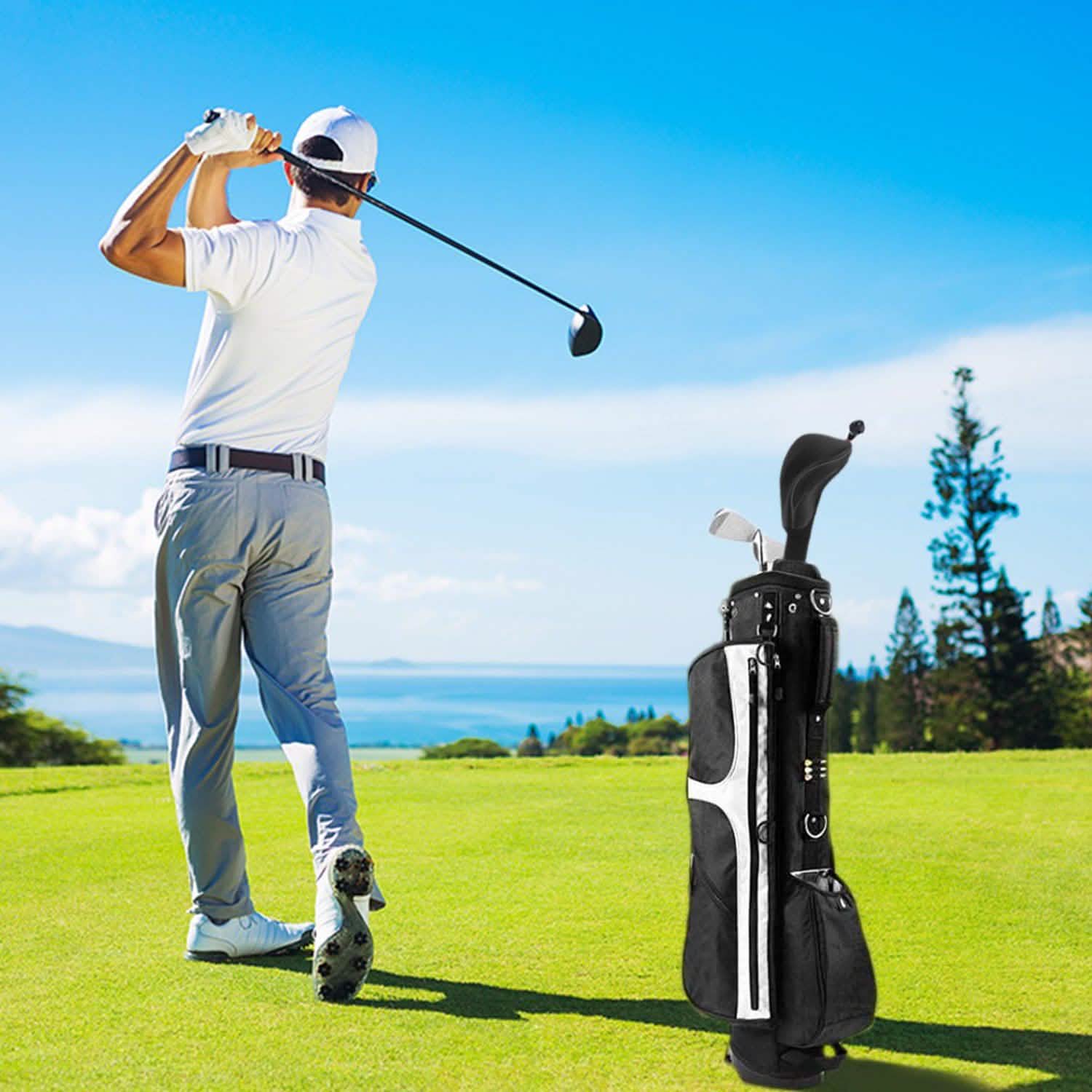 3-Piece: Long Neck Mesh Golf Club Head Cover DailySale